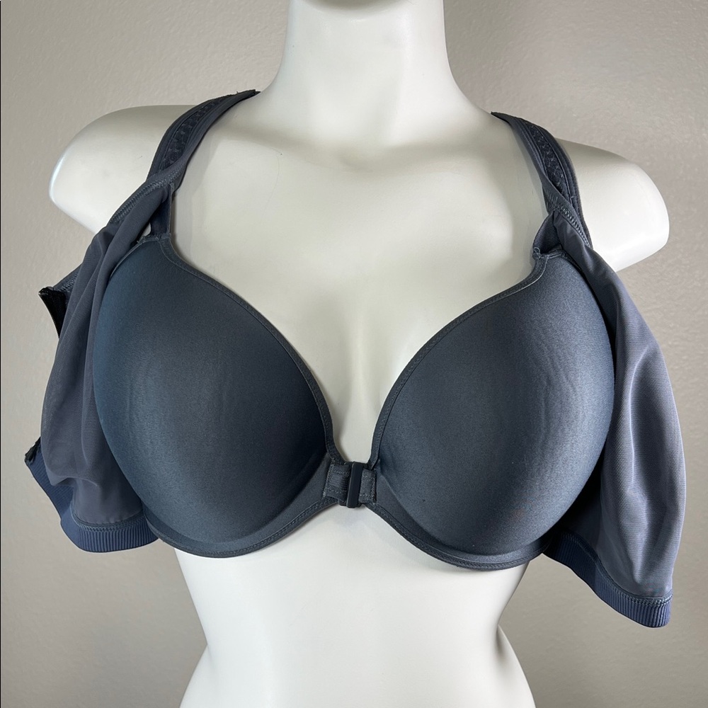 Victoria's Secret Knockout Front-Close Sports Bra in Gray 38DD - Picture 6 of 14